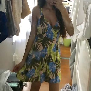 Tropical flowy dress